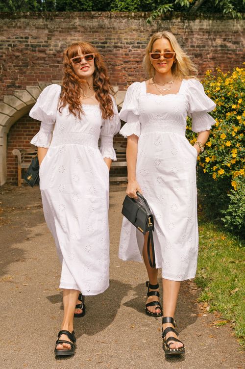 The Belle & Bunty Dress | White